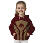 texas state bobcats concentric lines maroon black hoodie best selling