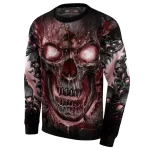 texas state bobcats demonic skull maroon black hoodie best selling