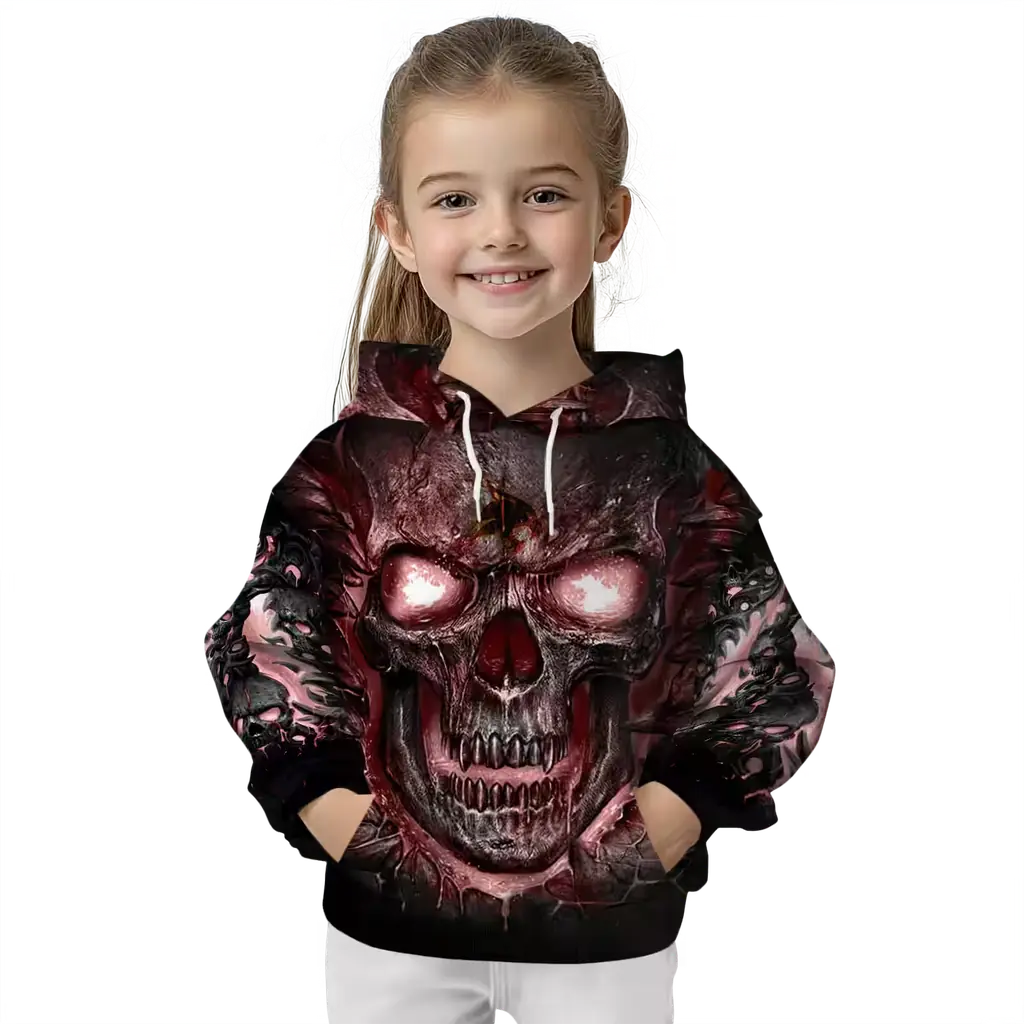 texas state bobcats demonic skull maroon black hoodie top rated texas state bobcats demonic skull maroon black hoodie top rated