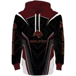 texas state bobcats futuristic pattern maroon black hoodie best selling
