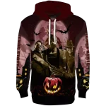 texas state bobcats halloween vibes maroon black hoodie best selling