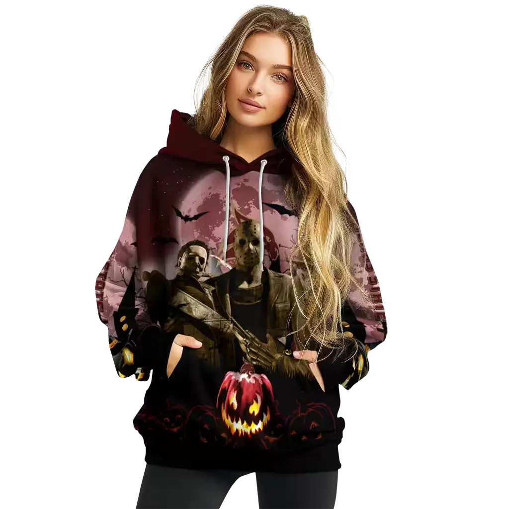 texas state bobcats halloween vibes maroon black hoodie high quality texas state bobcats halloween vibes maroon black hoodie high quality