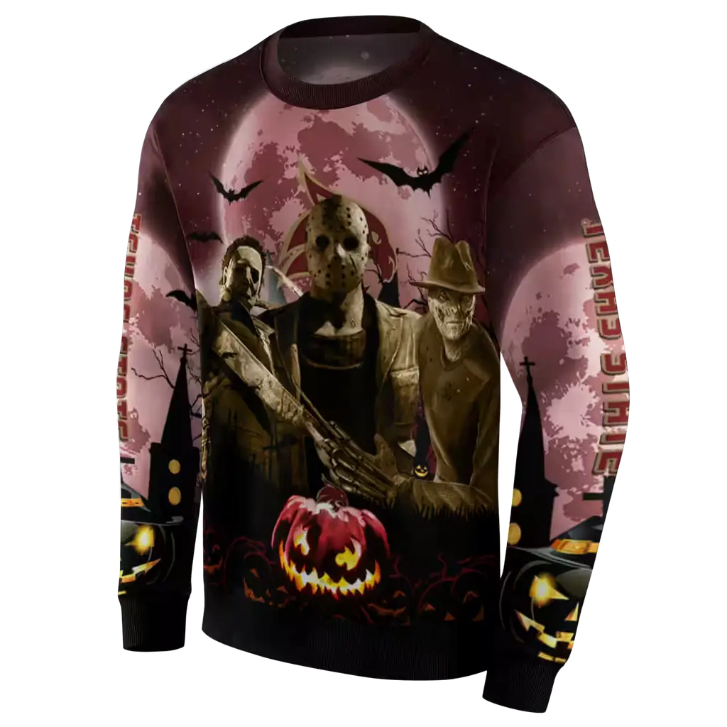 texas state bobcats halloween vibes maroon black hoodie new arrival texas state bobcats halloween vibes maroon black hoodie new arrival