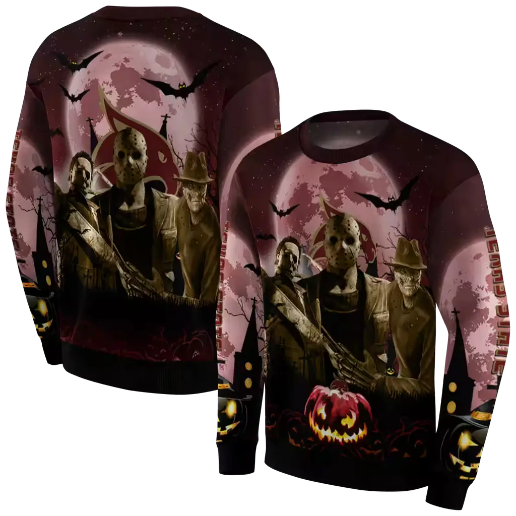texas state bobcats halloween vibes maroon black hoodie premium grade texas state bobcats halloween vibes maroon black hoodie premium grade