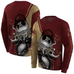 texas state bobcats jack skellington maroon hoodie best selling