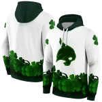 texas state bobcats lucky motif white green hoodie best selling