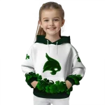 texas state bobcats lucky motif white green hoodie best selling