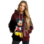 texas state bobcats mickey mouse maroon black hoodie best selling