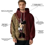 texas state bobcats minnie mouse maroon hoodie best selling