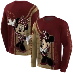 texas state bobcats minnie mouse maroon hoodie best selling