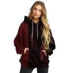 texas state bobcats monogram pattern maroon hoodie best selling