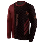 texas state bobcats monogram pattern maroon hoodie best selling