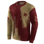 texas state bobcats splatter effect maroon hoodie best selling