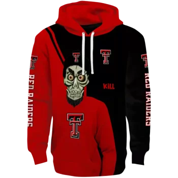 texas tech red raiders achmed skull red hoodie best selling