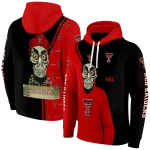 texas tech red raiders achmed skull red hoodie best selling