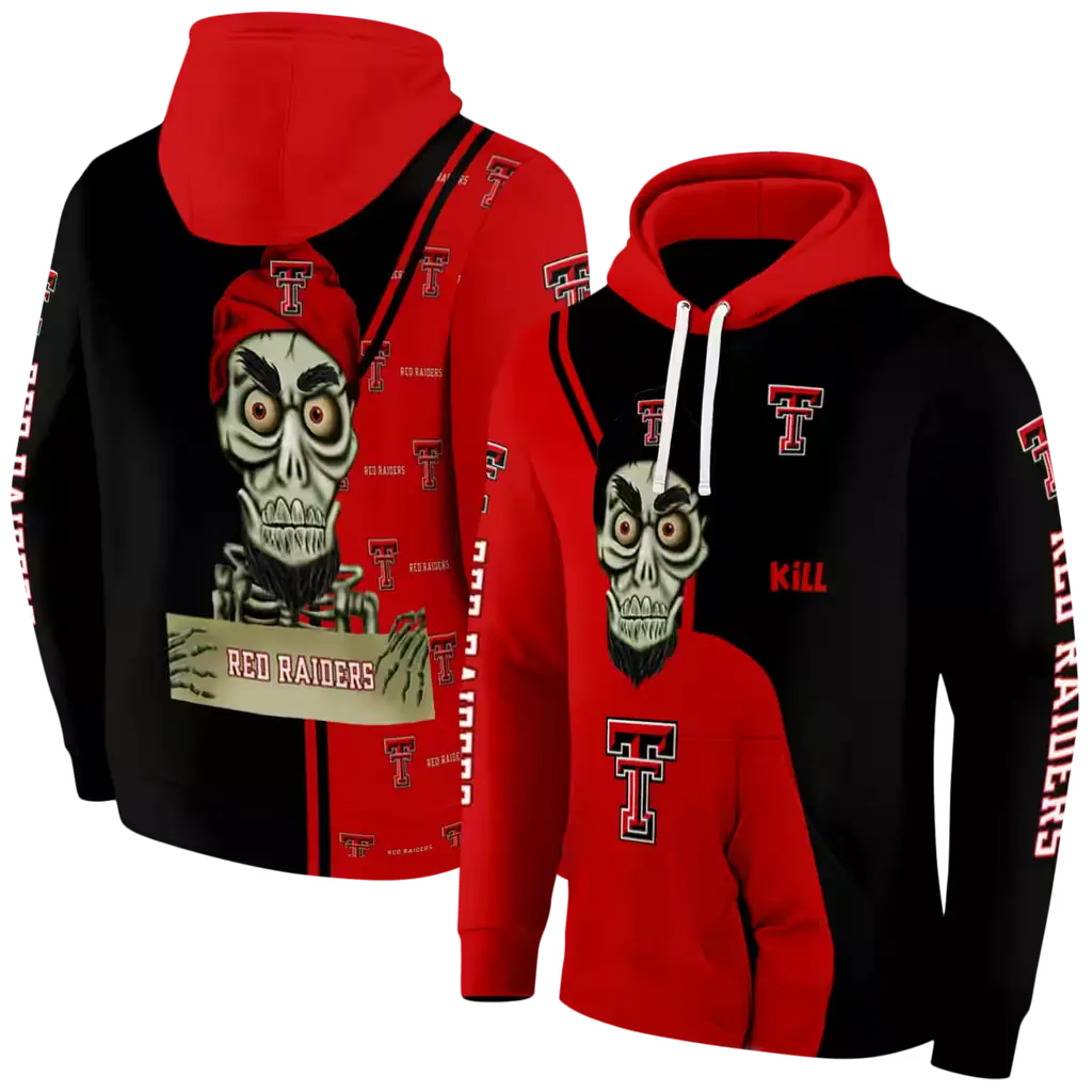 texas tech red raiders achmed skull red hoodie fashion forward texas tech red raiders achmed skull red hoodie fashion forward