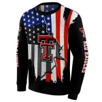 texas tech red raiders american pride black hoodie best selling