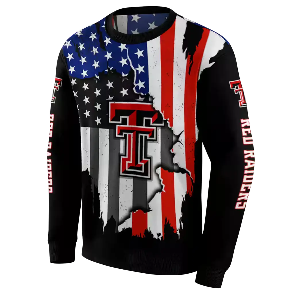 texas tech red raiders american pride black hoodie new arrival texas tech red raiders american pride black hoodie new arrival