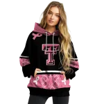 texas tech red raiders awareness ribbon black pink hoodie best selling
