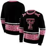 texas tech red raiders awareness ribbon black pink hoodie best selling