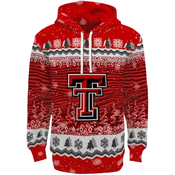 texas tech red raiders christmas trees red hoodie best selling