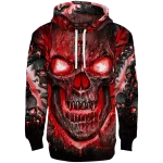 texas tech red raiders demonic skull red black hoodie best selling