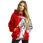 texas tech red raiders dynamic slash red white hoodie best selling