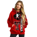 texas tech red raiders football heartbeat red hoodie best selling