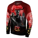 texas tech red raiders halloween vibes red black hoodie best selling