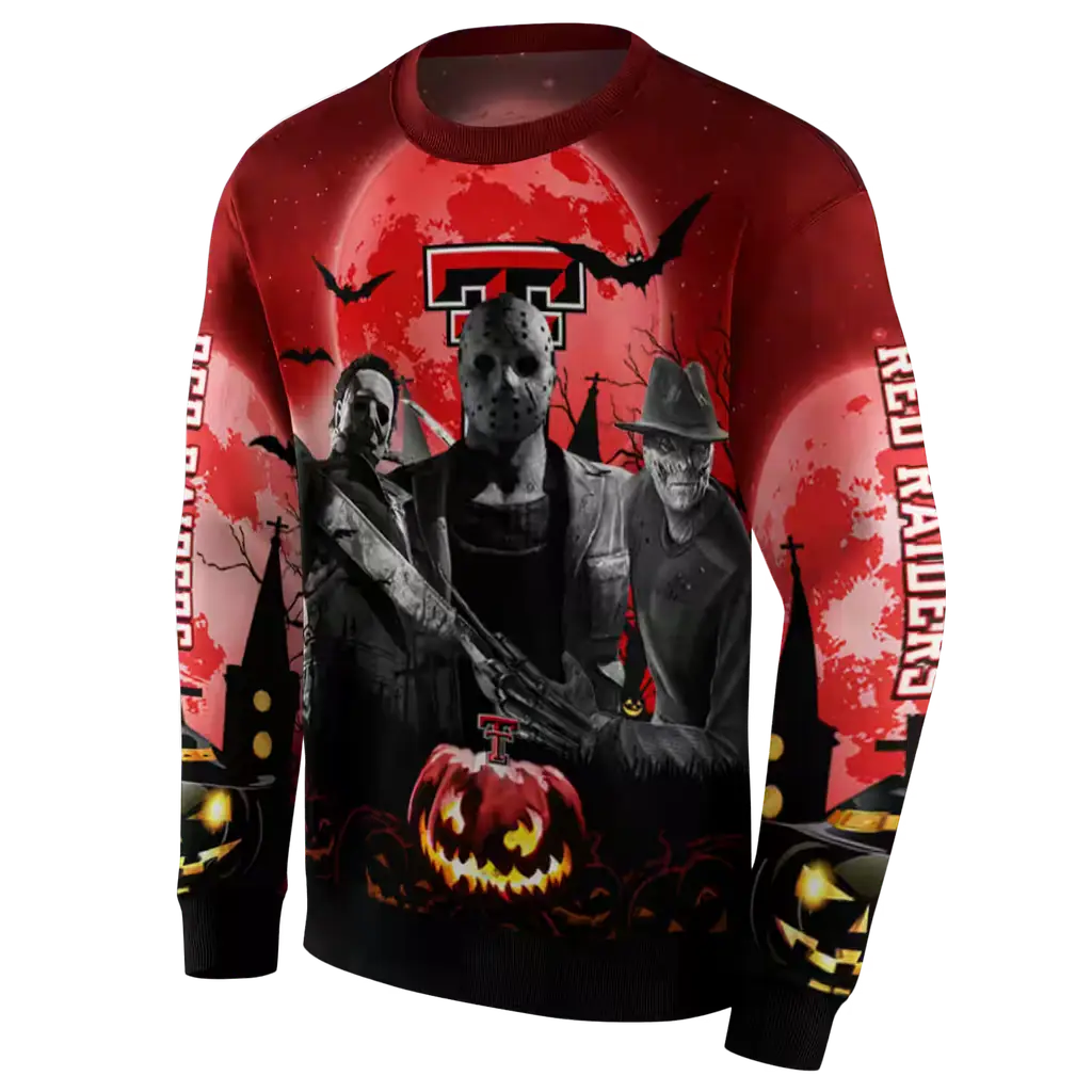 texas tech red raiders halloween vibes red black hoodie new arrival texas tech red raiders halloween vibes red black hoodie new arrival