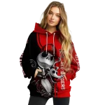 texas tech red raiders jack skellington red hoodie best selling