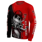 texas tech red raiders jack skellington red hoodie best selling
