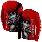 texas tech red raiders jack skellington red hoodie best selling