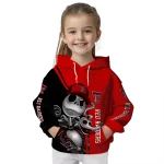 texas tech red raiders jack skellington red hoodie best selling