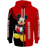 texas tech red raiders mickey mouse red black hoodie best selling
