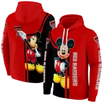 texas tech red raiders mickey mouse red black hoodie best selling