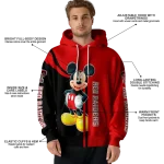 texas tech red raiders mickey mouse red black hoodie best selling