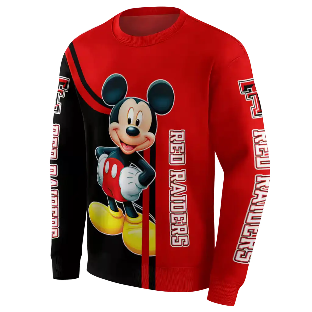 texas tech red raiders mickey mouse red black hoodie new arrival texas tech red raiders mickey mouse red black hoodie new arrival