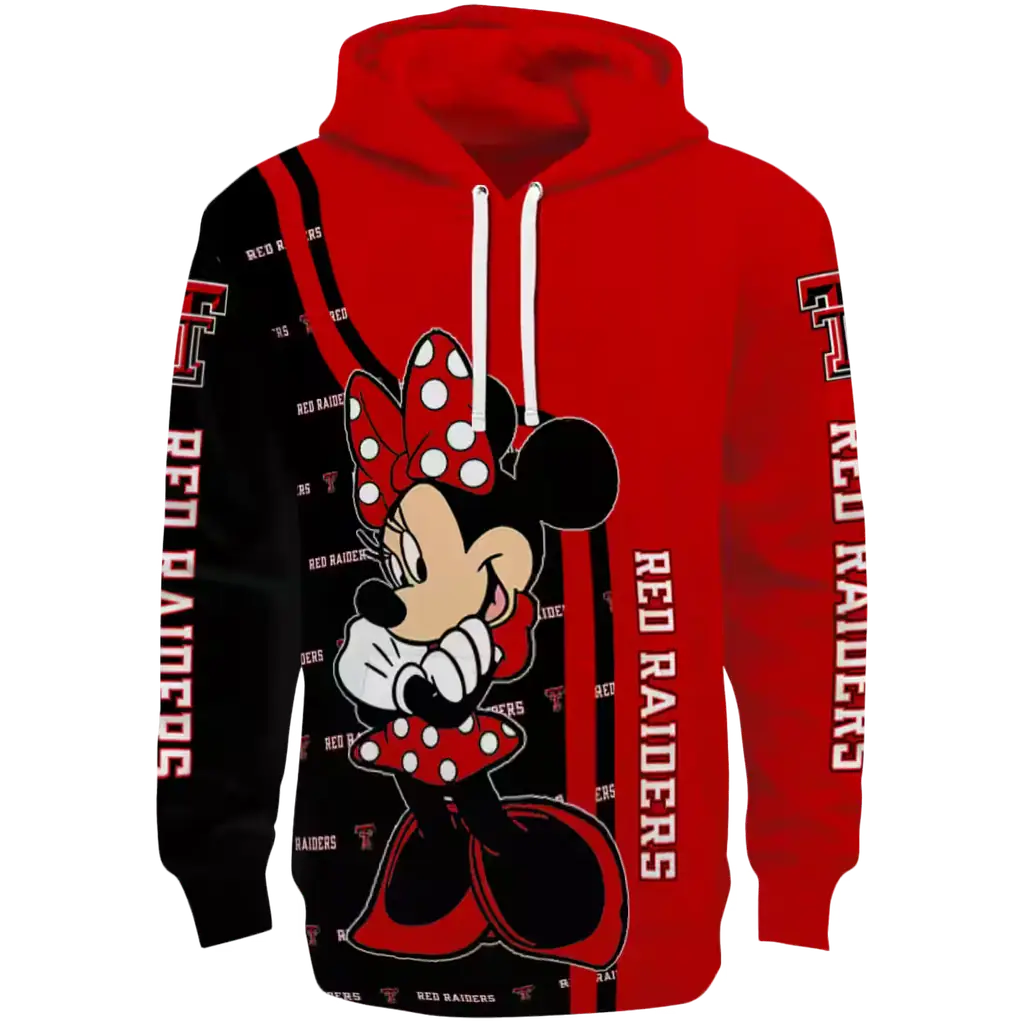 texas tech red raiders minnie mouse red hoodie best selling texas tech red raiders minnie mouse red hoodie best selling