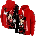 texas tech red raiders minnie mouse red hoodie best selling