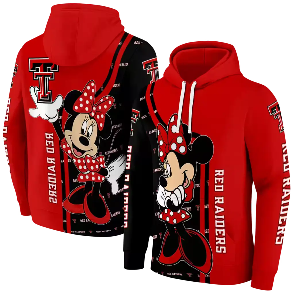 texas tech red raiders minnie mouse red hoodie fashion forward texas tech red raiders minnie mouse red hoodie fashion forward