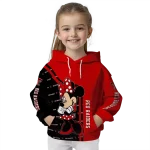 texas tech red raiders minnie mouse red hoodie best selling