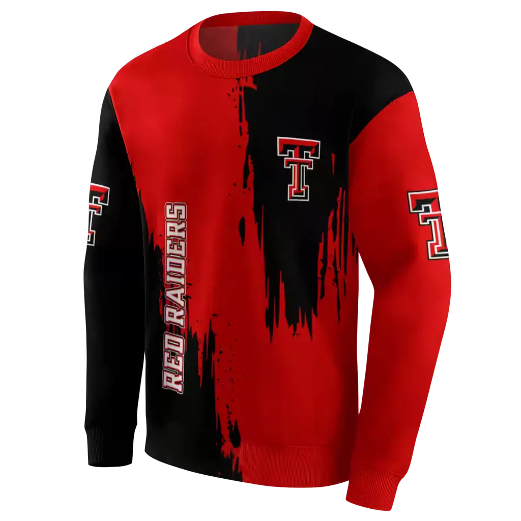 texas tech red raiders splatter effect red hoodie new arrival texas tech red raiders splatter effect red hoodie new arrival