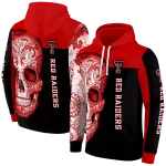 texas tech red raiders sugar skull red black hoodie best selling