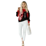 texas tech red raiders sugar skull red black hoodie best selling