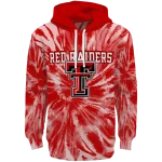 texas tech red raiders tie dye pattern red hoodie best selling