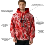 texas tech red raiders tie dye pattern red hoodie best selling