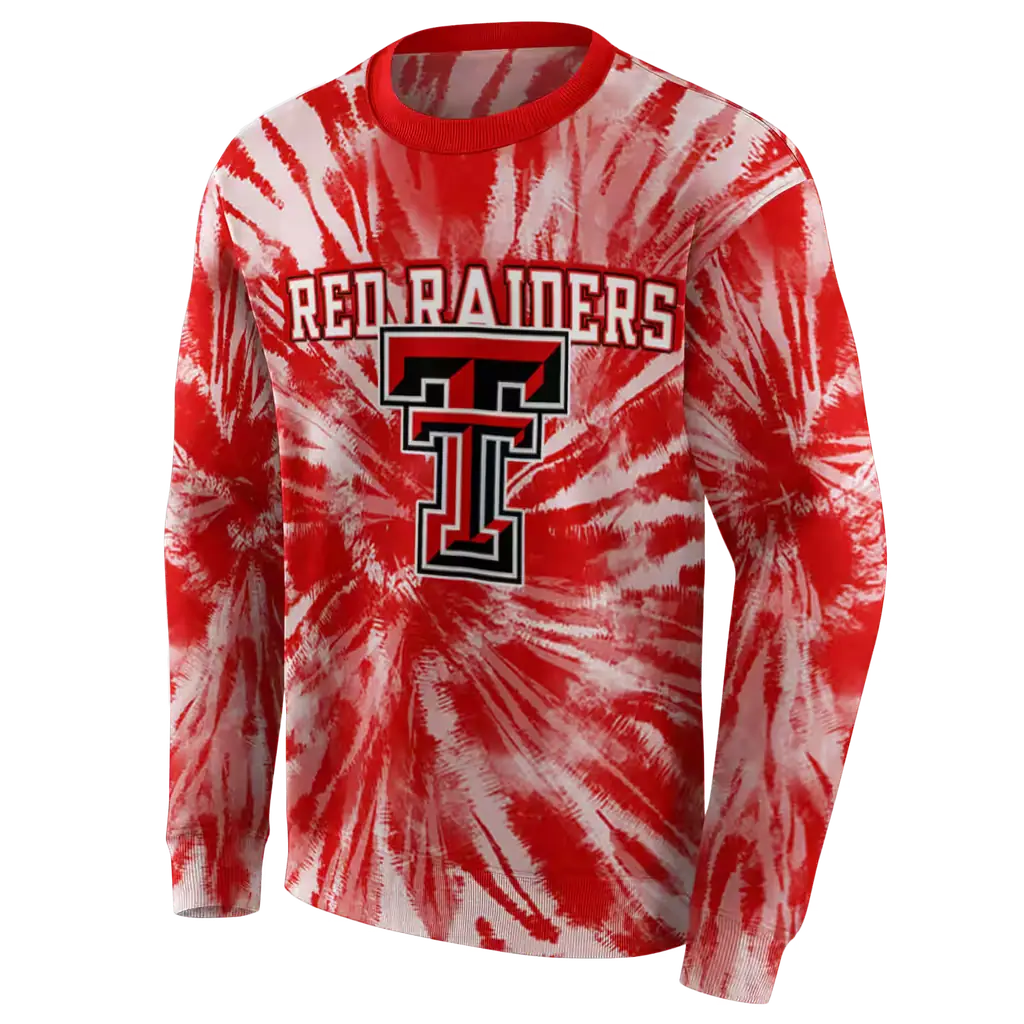 texas tech red raiders tie dye pattern red hoodie new arrival texas tech red raiders tie dye pattern red hoodie new arrival