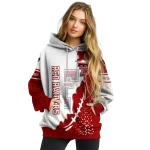 texas tech red raiders triangular pattern red white hoodie best selling