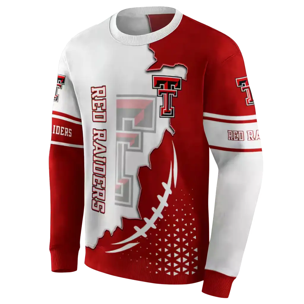 texas tech red raiders triangular pattern red white hoodie new arrival texas tech red raiders triangular pattern red white hoodie new arrival